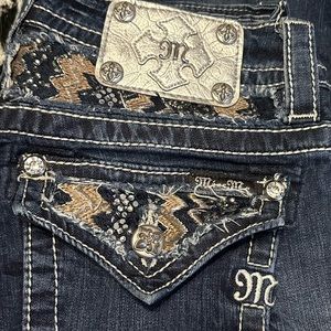 Miss Me Mid-rise boot cut jeans/denim